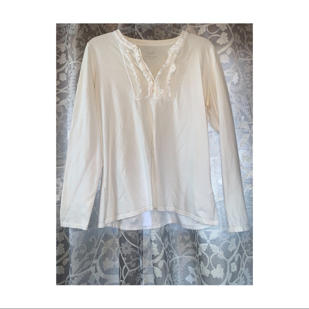 Off white long sleeve top